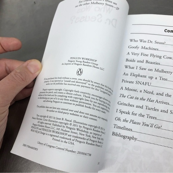 Who Was.. Dr. Seuss? Paperback Book - Picture 2 of 5